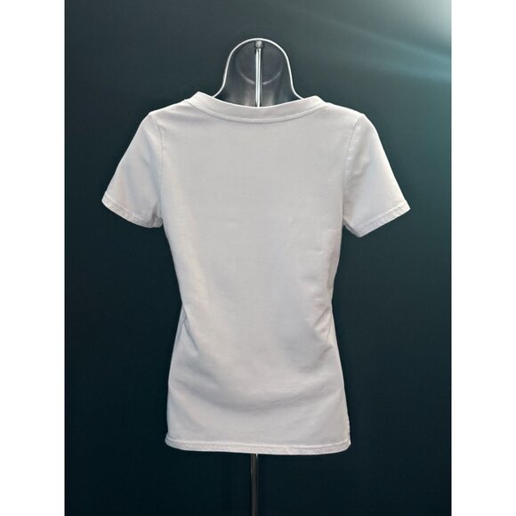 NBA Womens San Antonio Spurs Rhinestone Bedazzled Bling V-Neck Shirt Grey Team - Picture 8 of 12